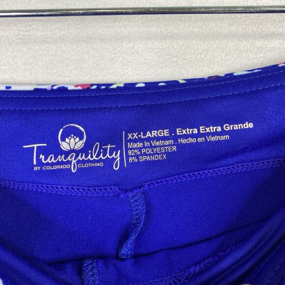 Tranquility by Colorado Clothing Skort Womens XXL Blue Printed Stretch Golf - Picture 7 of 8
